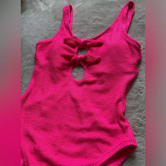 NWOT Arizona Hot Pink Bathing Suit - Picture 3 of 6